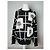Vintage Balenciaga Leinen-Baumwoll-Pullover Schwarz Weiß M - Ansicht 12