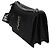 Borsa Medium Monogram Sunset in pelle di vitello nera con effetto coccodrillo Saint Laurent Nero - vista 3