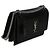 Borsa Medium Monogram Sunset in pelle di vitello nera con effetto coccodrillo Saint Laurent Nero - vista 4