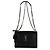 Borsa Medium Monogram Sunset in pelle di vitello nera con effetto coccodrillo Saint Laurent Nero - vista 5