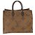 Louis Vuitton Reverse Monogram Canvas Onthego GM Marrone - vista 2