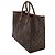 Louis Vuitton Reverse Monogram Canvas Onthego GM Marrone - vista 3