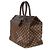 Louis Vuitton Damier Ebene Canvas Greenwich PM Marrone - vista 3