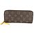 Louis Vuitton Monogram Canvas Zippy Wallet Braun