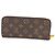 Louis Vuitton Monogram Canvas Zippy Wallet Braun - Ansicht 2