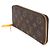 Louis Vuitton Monogram Canvas Zippy Wallet Braun - Ansicht 3