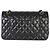 Timeless Borsa Chanel Black Quilted Lambskin Medium Classic Double Flap Nero - vista 2