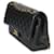 Timeless Borsa Chanel Black Quilted Lambskin Medium Classic Double Flap Nero - vista 3