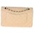 Timeless Borsa Chanel Beige Quilted Lambskin Medium Classic Double Flap - vista 4