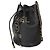 Borsa a secchiello Chanel Black Caviar Studded Deauville con coulisse Nero - vista 3