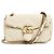 Gucci GG Marmont Borsa a Spalla Raffia e Pelle Beige