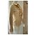 Camicia Elisabetta Franchi beige in cotone con volant e catena dorata - vista 2