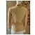 Camicia Elisabetta Franchi beige in cotone con volant e catena dorata - vista 4