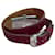 Orologio Hermès in pelle bordeaux con doppio cinturino  - vista 4