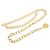 Cambon Chanel Vintage Gold Plated Chain Belt Golden