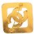 Spilla Chanel Coco Mark Vintage Placcata Oro D'oro - vista 2