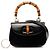 Borsa a Mano Gucci Bamboo Borsa a Spalla Nero - vista 8