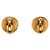 Timeless Orecchini a clip Chanel Vintage Coco Mark D'oro - vista 2