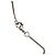 Collana con pendente Chanel Coco Mark Argento Bianco - vista 4