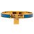 Bracciale Kelly di Hermès in blu e oro D'oro
