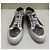Jimmy Choo Baskets en cuir blanc et pailleté Métallisé - vue 2