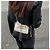 Borsa a secchiello Chanel Gabrielle in pelle trapuntata Nero Bianco - vista 2