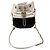 Borsa a secchiello Chanel Gabrielle in pelle trapuntata Nero Bianco - vista 4