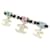 Chanel AB2960 Barrette Nero Bianco Multicolore D'oro  - vista 1