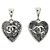 Timeless Orecchini a lobo Chanel ABE704 Nero Argento