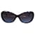 Chanel Sonnenbrille Blau mit goldenen Camellien  - Ansicht 1