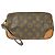 Pochette Louis Vuitton Marly Dragonne Monogram Canvas PM Marron