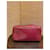 Sac à main Yves Saint Laurent en cuir verni bordeaux  - vue 3