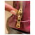 Sac à main Yves Saint Laurent en cuir verni bordeaux  - vue 6