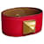 Hermès Collier de Chien Red Leather Bracelet with Gold Stud  - view 1