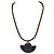 Michaela Frey Collana in Smalto con Pendente Leoni Nero Rosso Blu Multicolore Verde Gold hardware