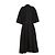 Céline Celine Triomphe Safari Maxikleid Schwarz Baumwollpopeline - Ansicht 3