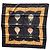 Bulgari Bvlgari Foulard in Seta Mongolfiere Nero Bianco Multicolore D'oro