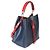 Néonoé Louis Vuitton Navy Red Epi Neonoe MM Blu - vista 4