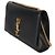 Borsa Saint Laurent Black Grain De Poudre Medium Kate Chain Nero - vista 3