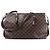 Borsa a tracolla Louis Vuitton Chelsea Damier Ebene marrone N51119 Rosso