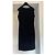 Autre Marque Conjunto de lã preta com casaco e vestido sem mangas Preto - vista 5
