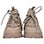 Sneakers Dior D-Connect in pelle beige e PVC con lacci sz.37.5 usato - vista 3