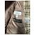 & Other Stories Tweed-Kurzjacke mit Karomuster Braun Schwarz Beige - Ansicht 3