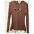 Balzac Paris Amanda Rippstrick Top - Terracotta Braun - Ansicht 5