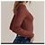 Balzac Paris Amanda Rippstrick Top - Terracotta Braun - Ansicht 8