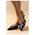 Autre Marque Black Patent Leather Slingback Heels  - view 14