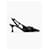 Autre Marque Black Patent Leather Slingback Heels  - view 9