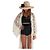 Cappello da sole a tesa larga Eugenia Kim Beige