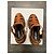 Sandales à talon bloc et plateforme Dsquared2 en cuir cognac - vue 6