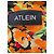 Autre Marque ATLEIN Maxi-Kleid mit Blumenprint und Rüschendetails Schwarz Rot Grün Orange - Ansicht 3